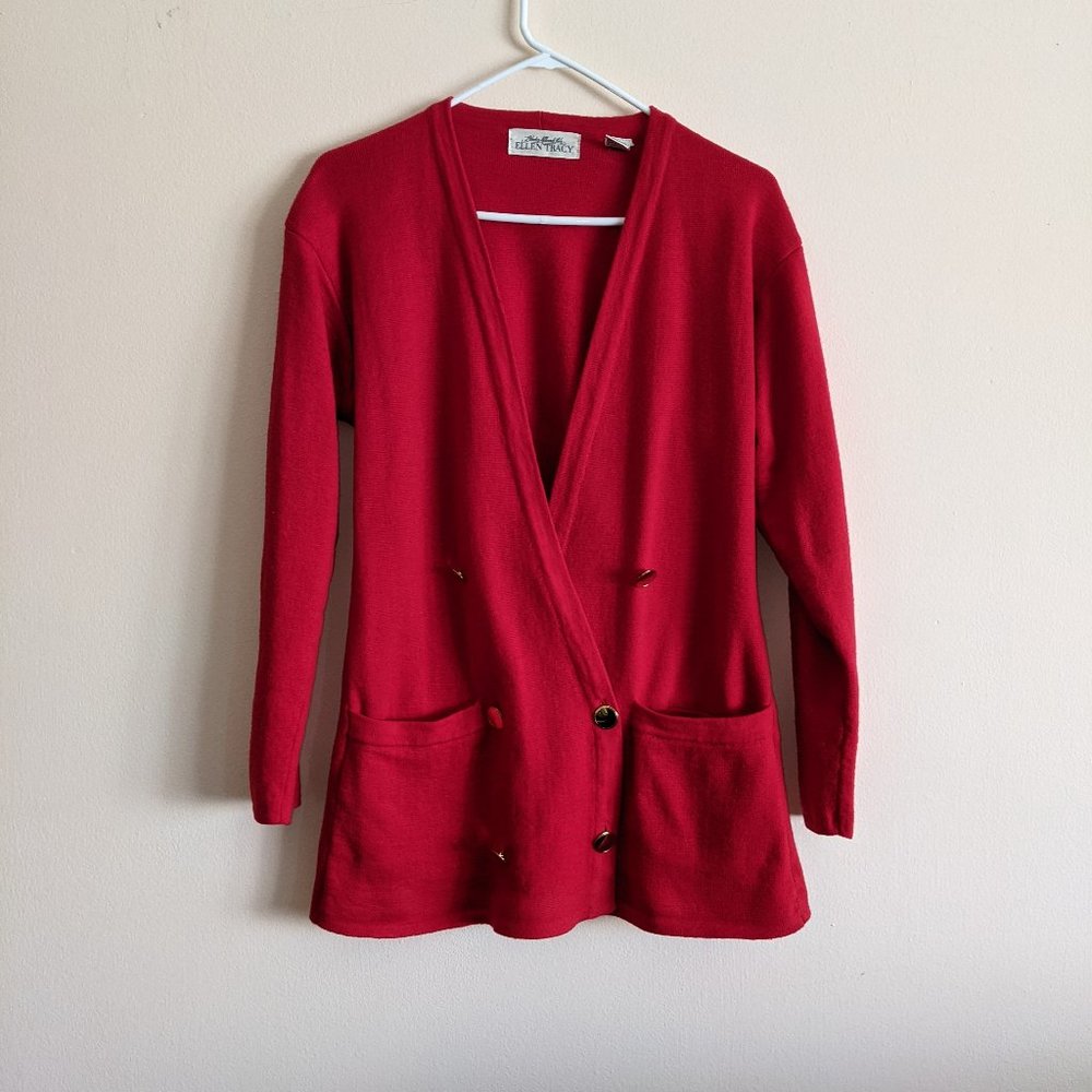 Vintage 80s Ellen Tracy Cardigan
